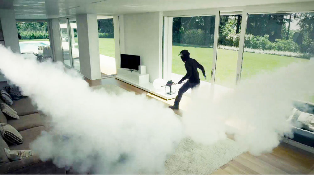 Schutznebel TROSECURITY alarmanlage videoüberwachung